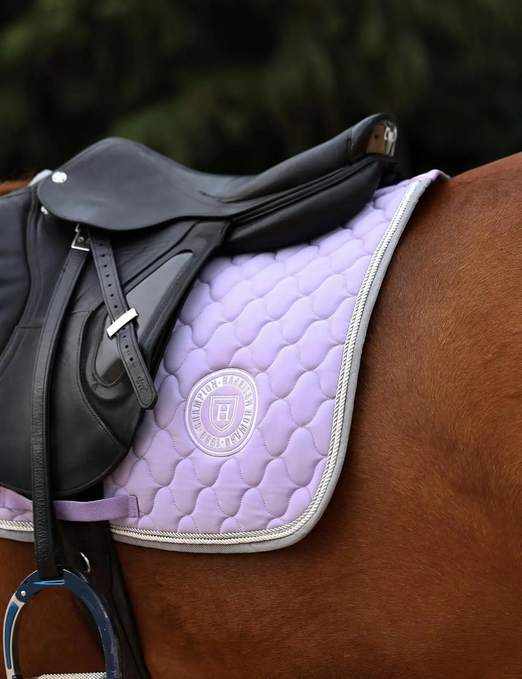 Harrison Howard Equestrian All Purpose Saddle Pad High-Performance English Saddle Pad with Superior Shock Absorption