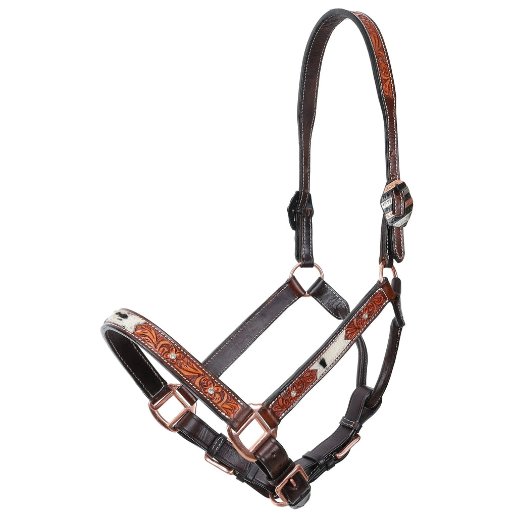 Pansy Leather Halter